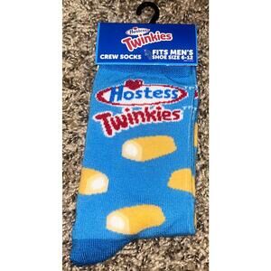 Men's Hostess Twinkie Crew Socks Shoe Size 6-12 (NEW)